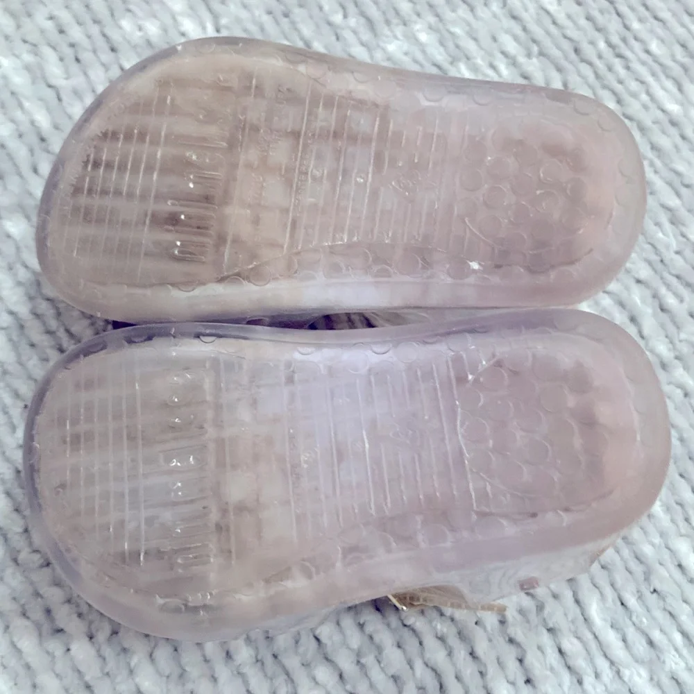 Mini Melissa Toddler Girls Sz 5 Aranha Melting Popsicle Jelly Sandals Clear Pink